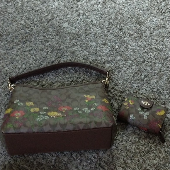 Coach Purse with wallet - Picture 1 of 8